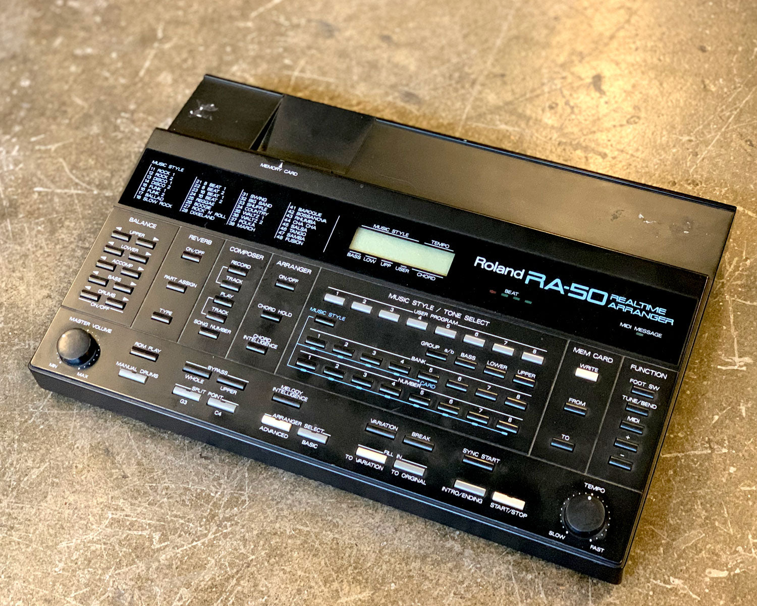 Roland RA-50 Realtime Arranger + Data ROM – Found Sound