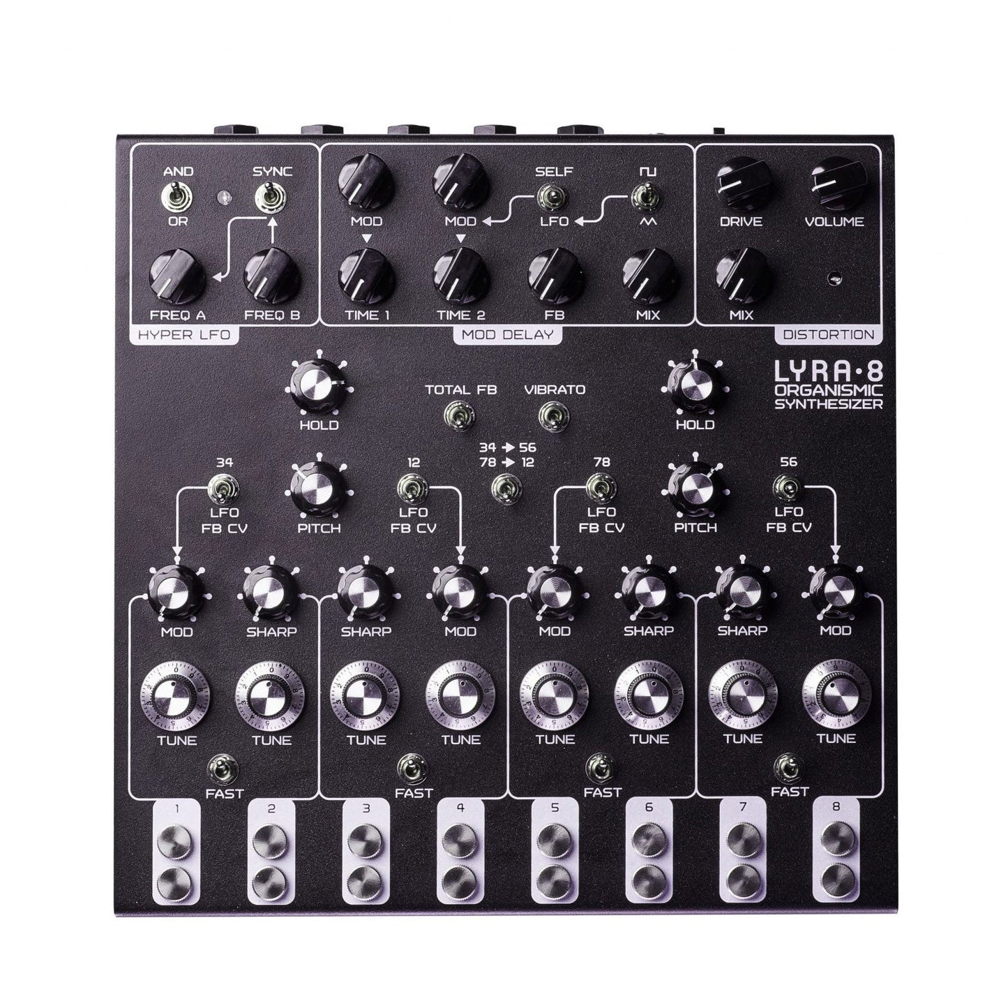 Soma Laboratory Lyra-8 Organismic Synthesizer - Black