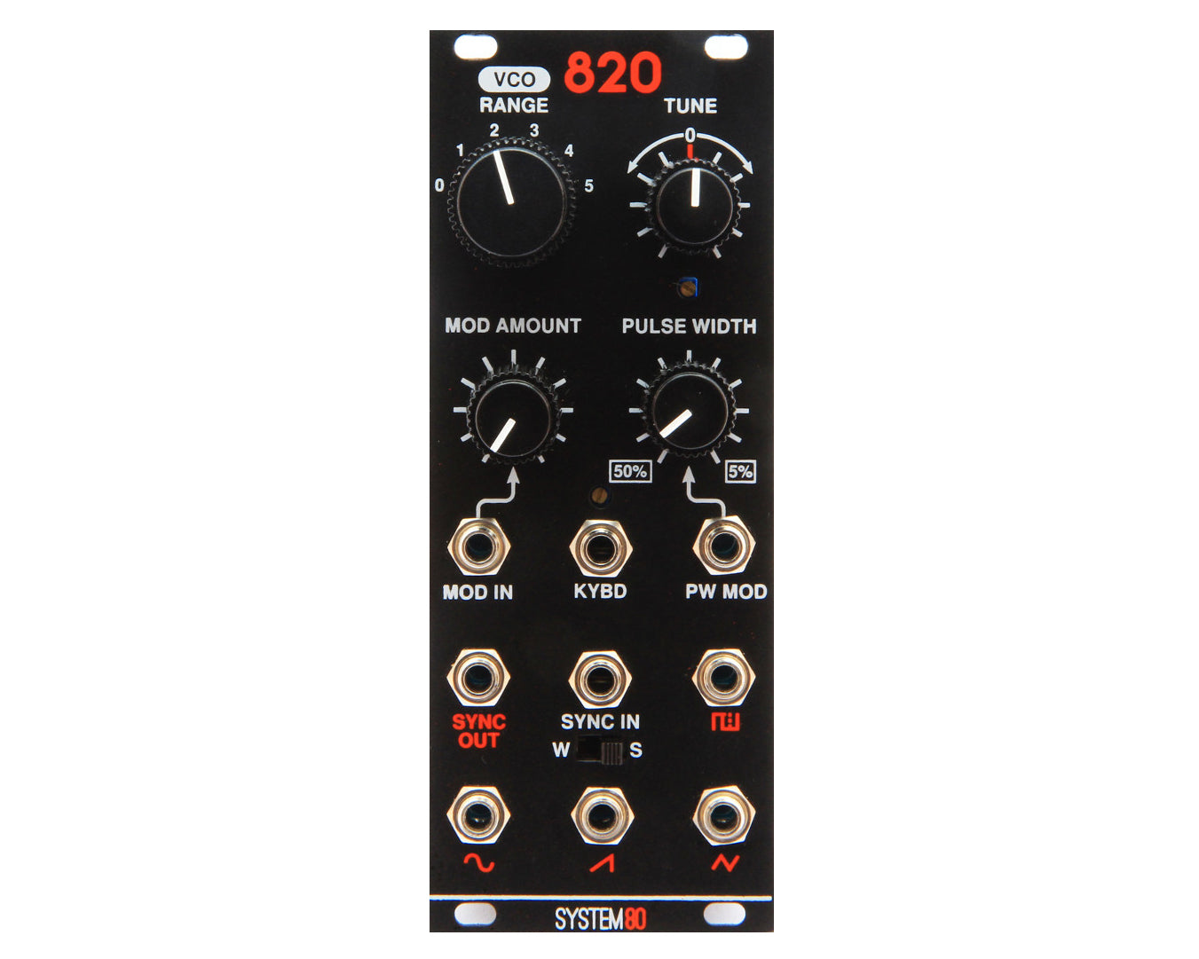 System80 820 Discrete Analog VCO Eurorack Module