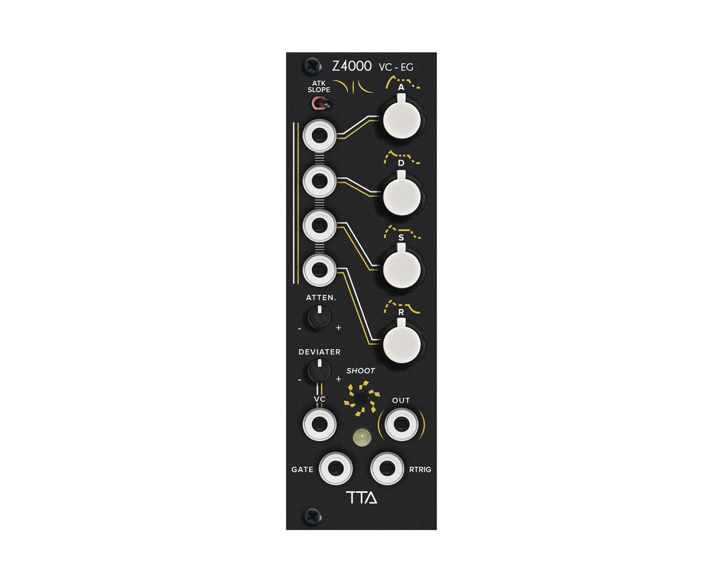 Tiptop Audio Z4000 Voltage Controlled Envelope Generator - Black