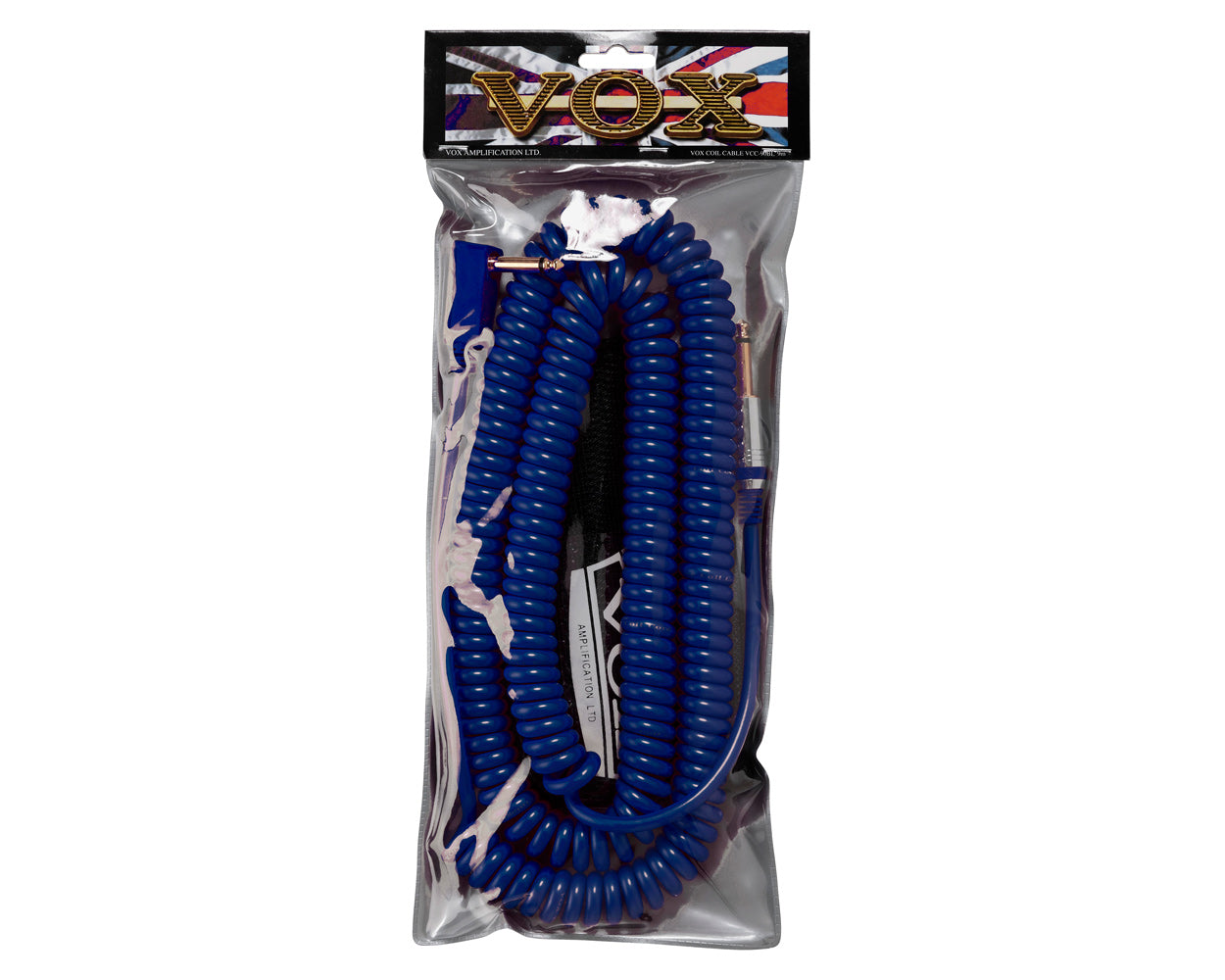 VOX VCC090 9 Metre Coiled Cable - Blue