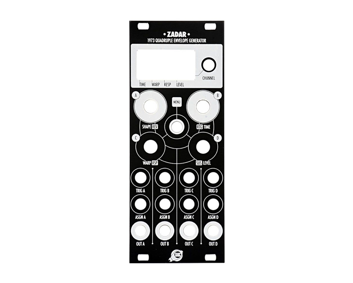 XAOC Devices ZADAR Replacement Panel - Black