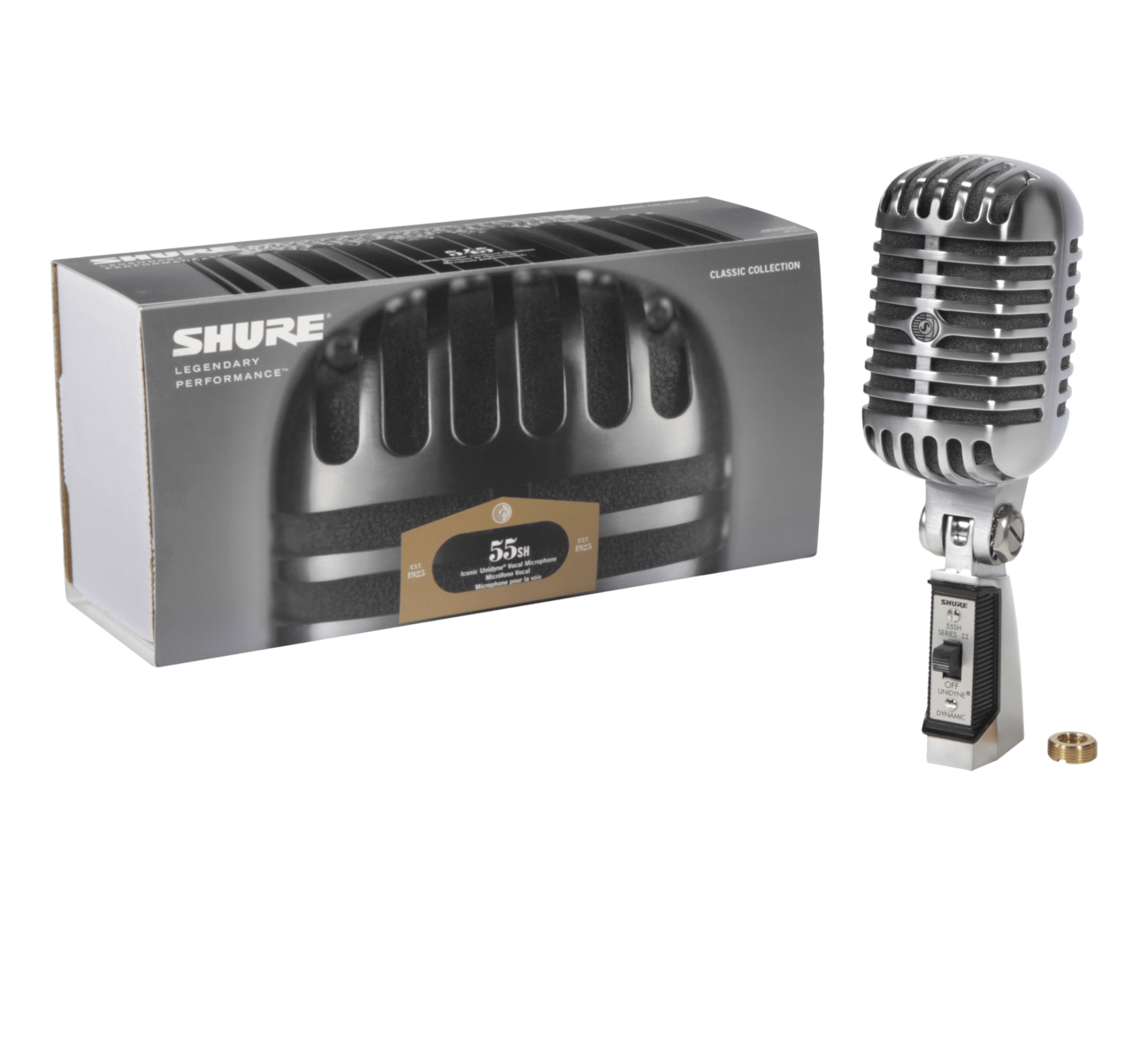 Shure 55SH Series II Unidyne Vocal Classic Birdcage Dynamic Vocal Microphone