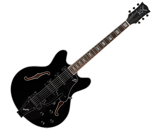 VOX Bobcat S66 with Bigsby Tremolo - Jet Black