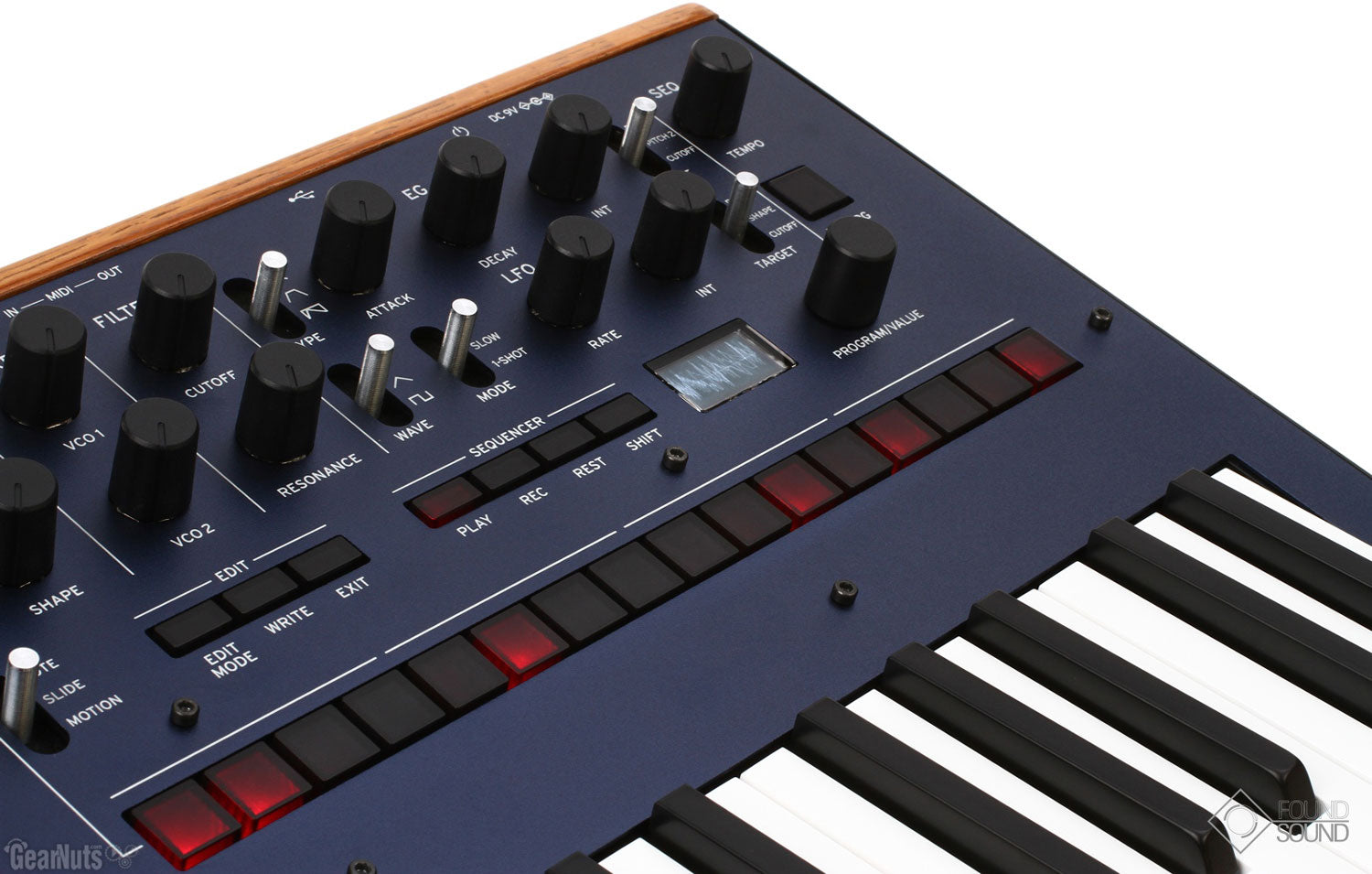 KORG monologue Blue アナログシンセサイザー Korg monologue Analog Synthesizer - Blue | Sweetwater