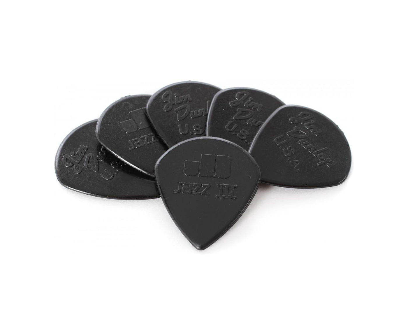 Jim Dunlop Nylon Jazz III - Stiffo (pack of 6)