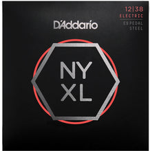 Load image into Gallery viewer, D'Addario NYXL1238PS Nickel Wound E9 Pedal Steel Guitar Strings Custom Light 12-38