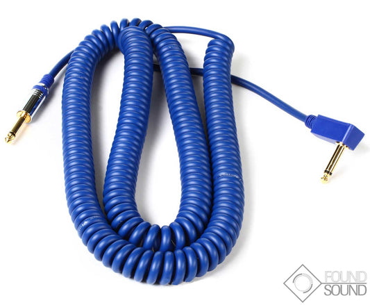 VOX VCC090 9 Metre Coiled Cable - Blue