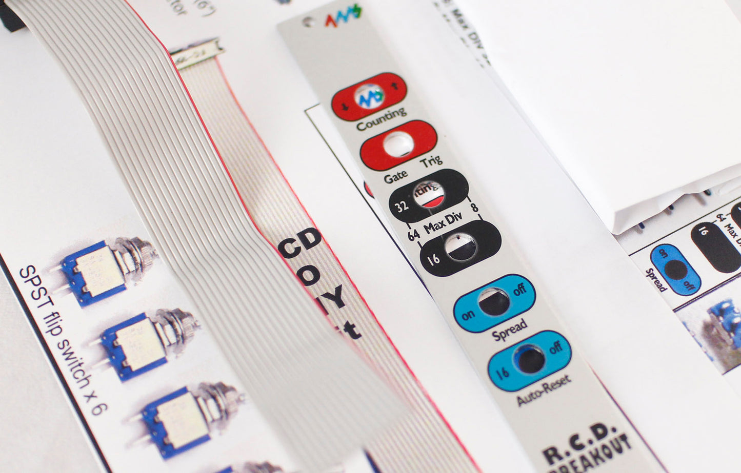 4MS Rotating Clock Divider Breakout DIY Kit