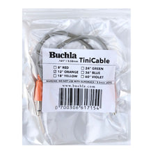 Load image into Gallery viewer, Buchla TiniCable - 12 inch length (Orange Barrels)