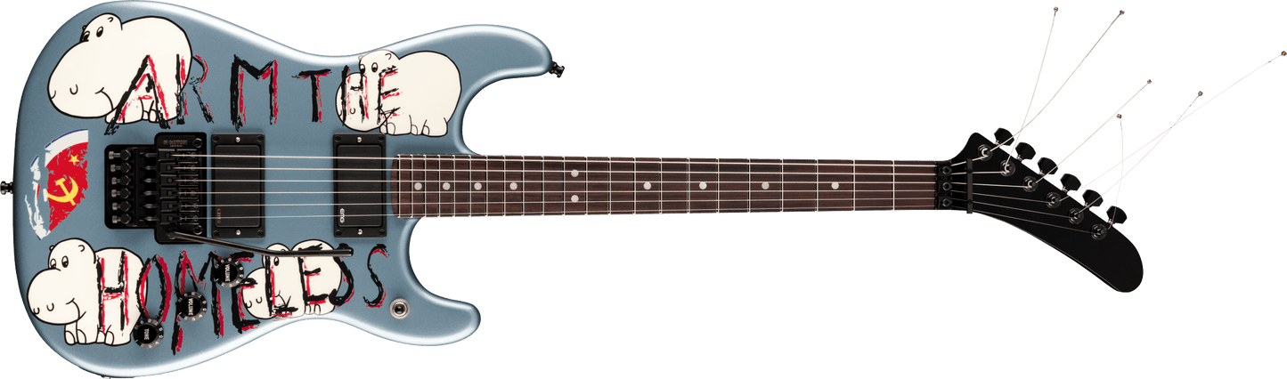 Fender Tom Morello Arm The Homeless Stratocaster - Blue Ice Metallic