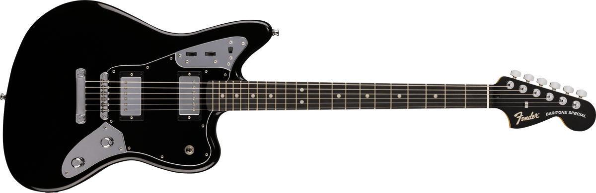 Fender Limited Edition Player Fusion Baritone Jaguar - Black