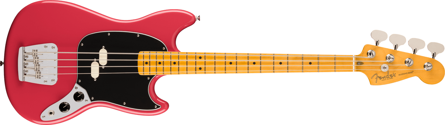 Fender American Professional Classic Mustang Bass - Faded Dakota Red