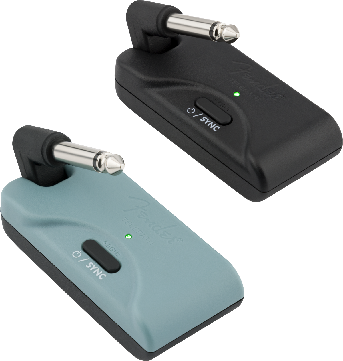 Fender Telepath Wireless System, Mystic Ice Blue and Black