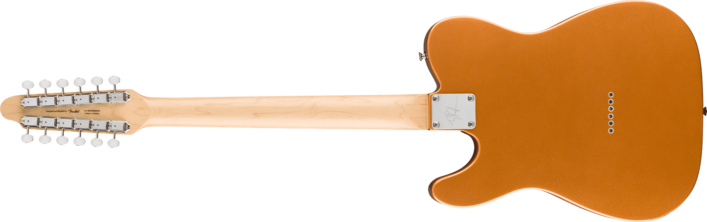 Fender Squier Paranormal Troy Van Leeuwen Telecaster XII - Copper