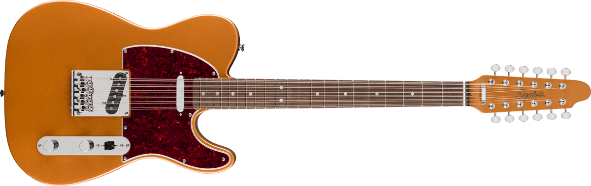 Fender Squier Paranormal Troy Van Leeuwen Telecaster XII - Copper