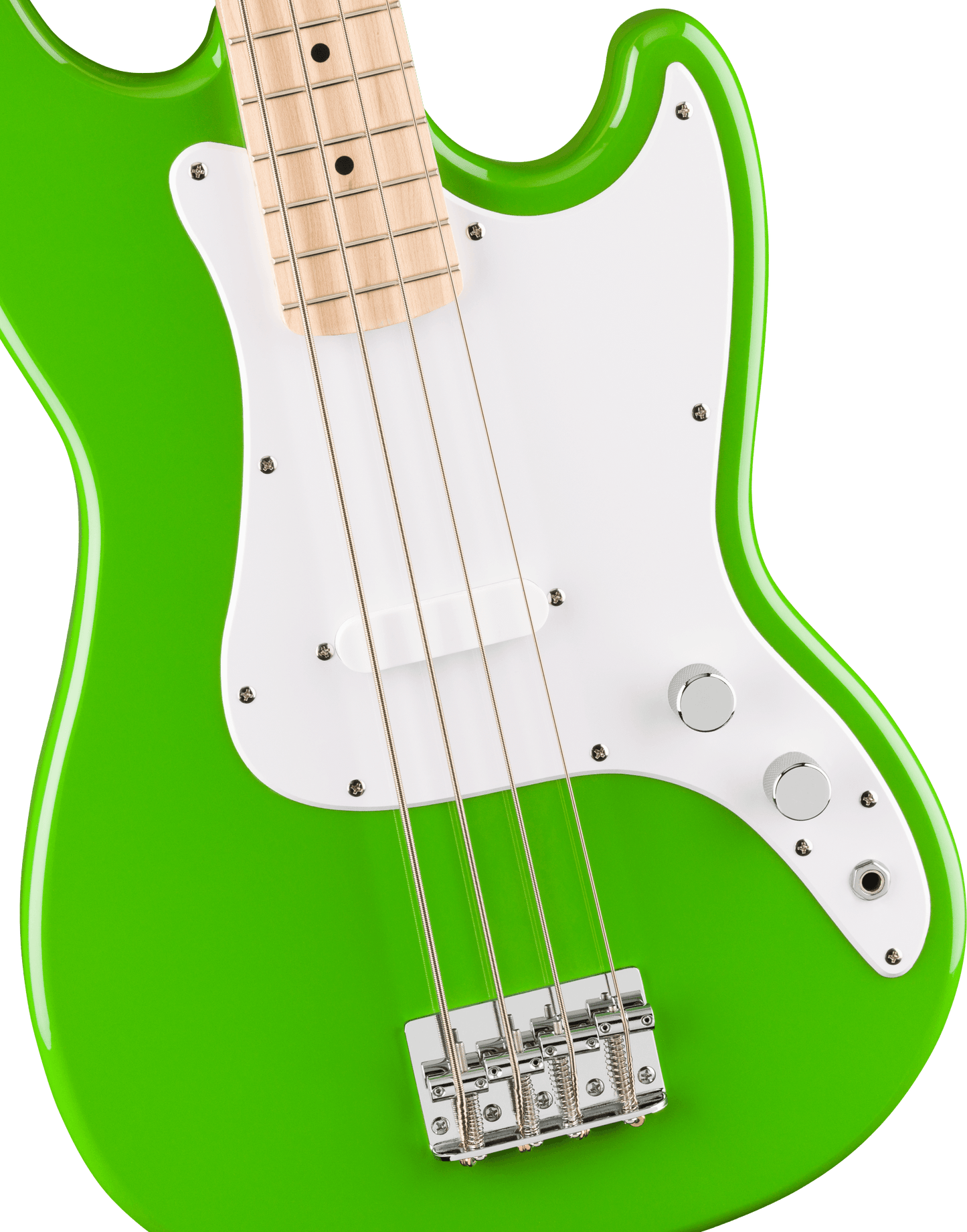Fender Squier FSR Squier Sonic Bronco Bass Maple Fingerboard - Lime Green