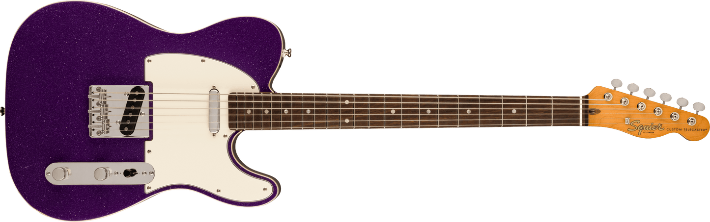 Fender Squier Classic Vibe Baritone Custom Telecaster - Purple Sparkle