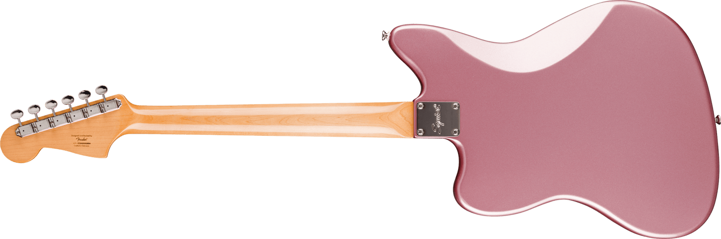 Fender Squier FSR Classic Vibe '60s Jazzmaster Laurel Fingerboard Tortoiseshell Pickguard Matching Headstock Burgundy Mist Metallic