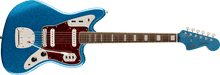 Load image into Gallery viewer, Fender Squier FSR Classic Vibe &#39;70s Jaguar Laurel Fingerboard Tortoiseshell Pickguard Matching Headstock Blue Sparkle

