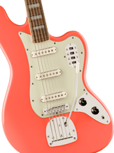 Load image into Gallery viewer, Fender Squier FSR Classic Vibe Bass VI Laurel Fingerboard Mint Pickguard Matching Headstock Tahitian Coral
