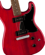 Load image into Gallery viewer, Fender Squier Paranormal Strat-O-Sonic -Crimson Red Transparent
