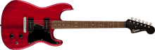 Load image into Gallery viewer, Fender Squier Paranormal Strat-O-Sonic -Crimson Red Transparent
