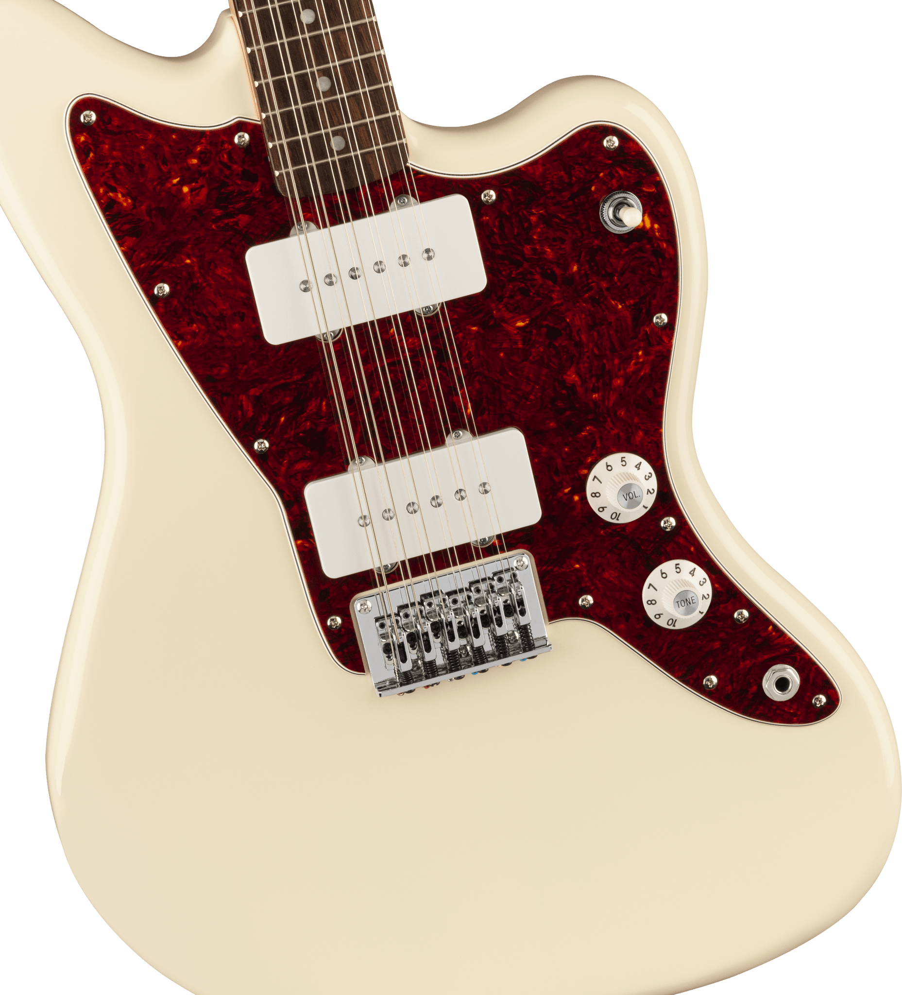 Fender Squier Paranormal Jazzmaster XII Olympic White Found Sound