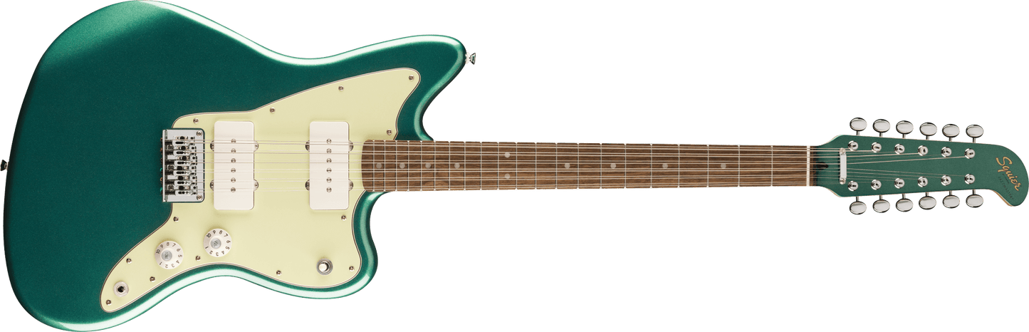 Fender Squier FSR Paranormal Jazzmaster XII - Sherwood Green w/Matching Headstock