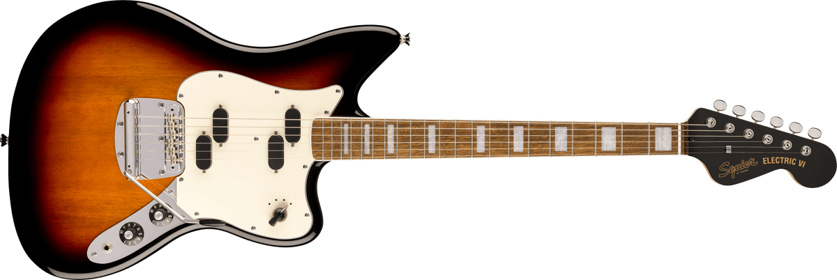 Fender Squier Paranormal Electric VI - 3-Colour Sunburst