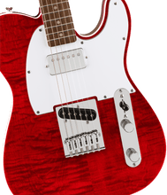 Load image into Gallery viewer, Fender Squier Affinity Series Telecaster FMT SH, Laurel Fingerboard, White Pickguard, Crimson Red Transparent
