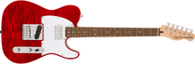 Load image into Gallery viewer, Fender Squier Affinity Series Telecaster FMT SH, Laurel Fingerboard, White Pickguard, Crimson Red Transparent
