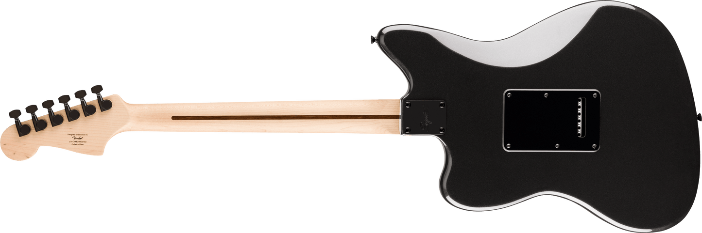 Fender Squier Fender Squier FSR Affinity Series Jazzmaster - Metallic Black w/Matching Headstock