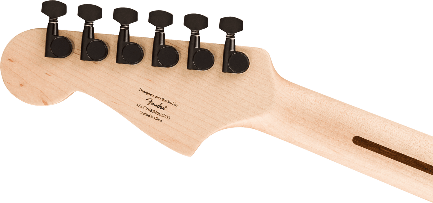 Fender Squier Fender Squier FSR Affinity Series Jazzmaster - Metallic Black w/Matching Headstock
