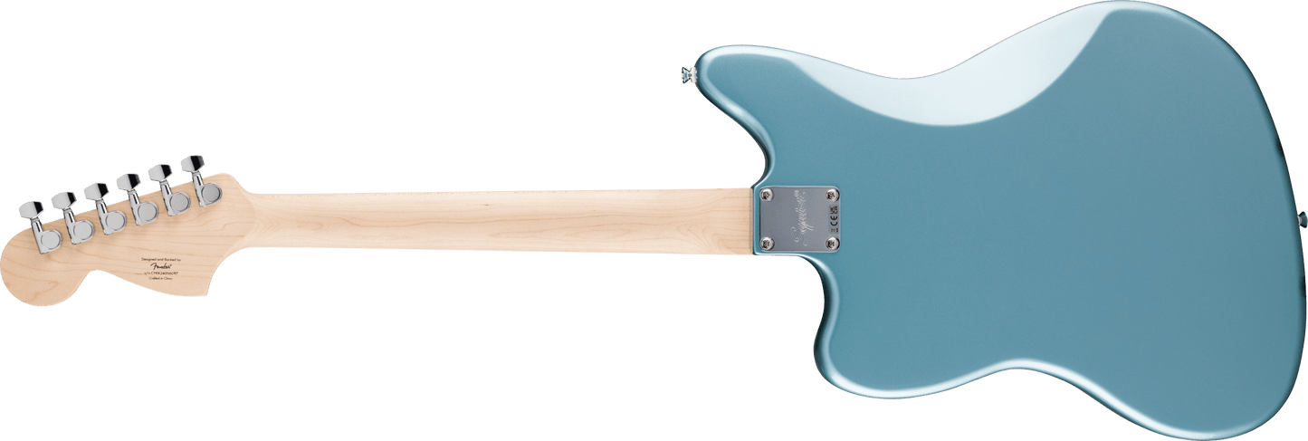 Fender Squier FSR Affinity Series Jaguar Laurel Fingerboard White Pickguard Ice Blue Metallic