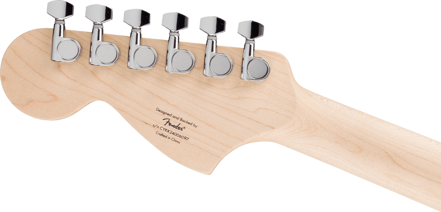 Fender Squier FSR Affinity Series Jaguar Laurel Fingerboard White Pickguard Ice Blue Metallic