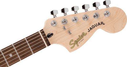 Fender Squier FSR Affinity Series Jaguar Laurel Fingerboard White Pickguard Ice Blue Metallic