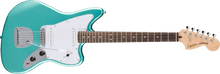 Load image into Gallery viewer, Fender Squier FSR Affinity Series Jaguar Laurel Fingerboard White Pickguard Mystic Surf Green
