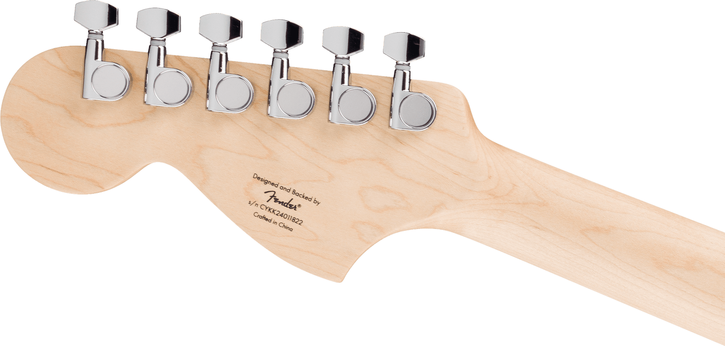 Fender Squier FSR Affinity Series Jaguar Laurel Fingerboard White Pickguard Mystic Surf Green