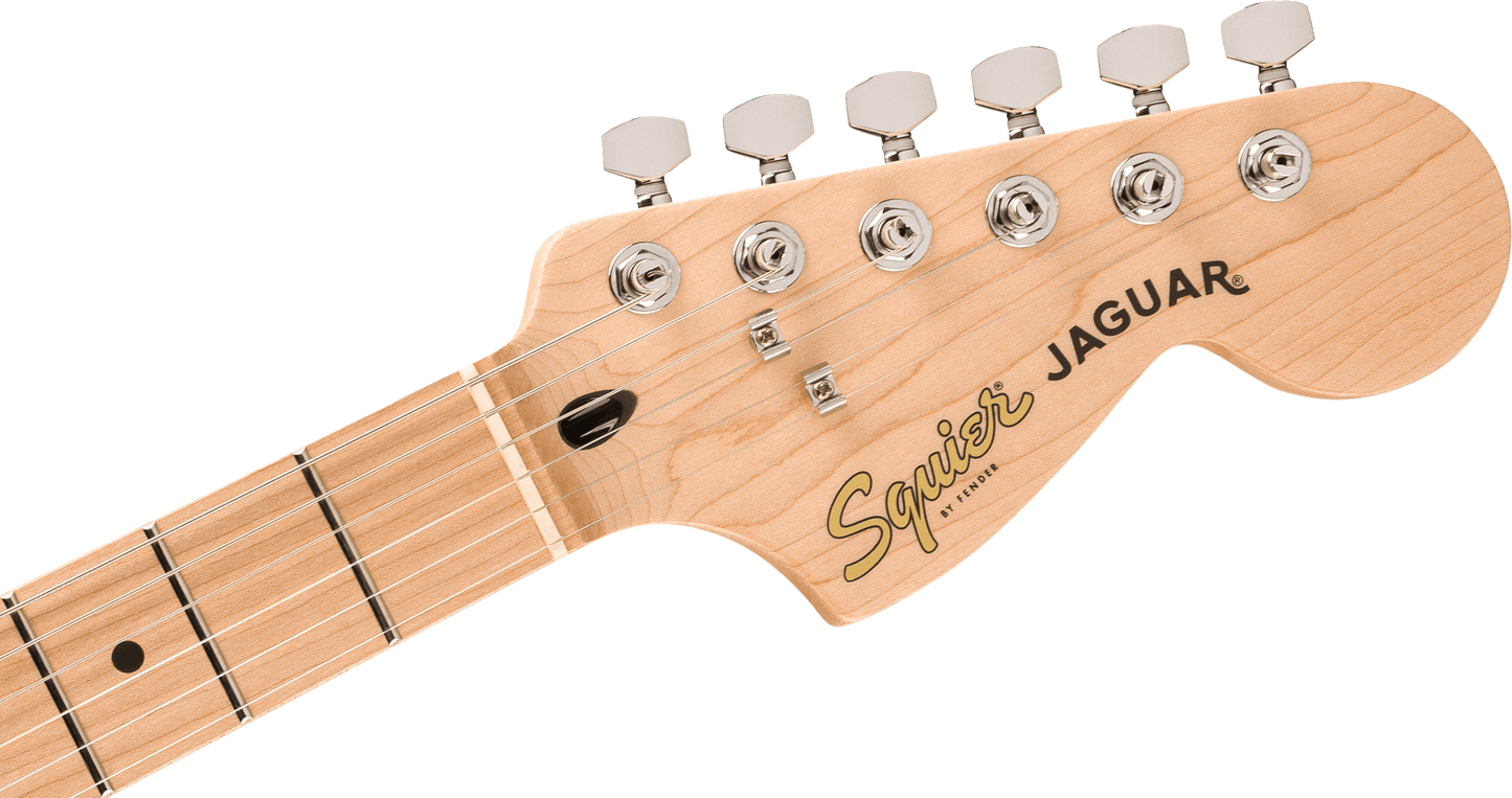 Fender Squier Affinity Series Jaguar, Maple Fingerboard, White Pickguard, Mystic Metallic Brown