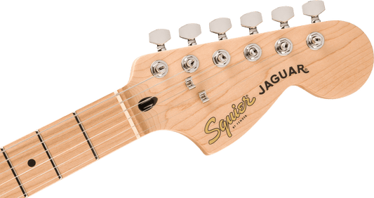 Fender Squier Affinity Series Jaguar, Maple Fingerboard, White Pickguard, Mystic Metallic Brown