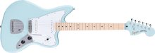 Load image into Gallery viewer, Fender Squier FSR Affinity Series Jaguar Maple Fingerboard White Pickguard Matching Headstock Daphne Blue
