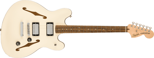 Fender Squier Affinity Series Starcaster Deluxe, Laurel Fingerboard, Olympic White