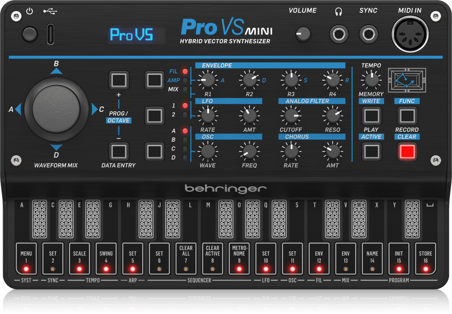 Behringer Pro VS Mini 4-Voice Hybrid Synth