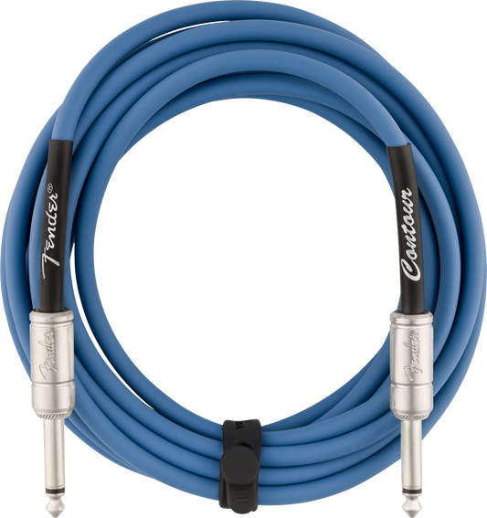 Fender Contour 15' Cable - Lake Placid Blue