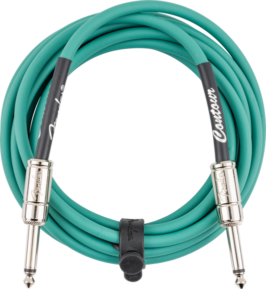 Fender Contour Instrument Cable Sherwood Green 10'