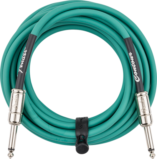 Fender Contour Instrument Cable Sherwood Green 18.6'