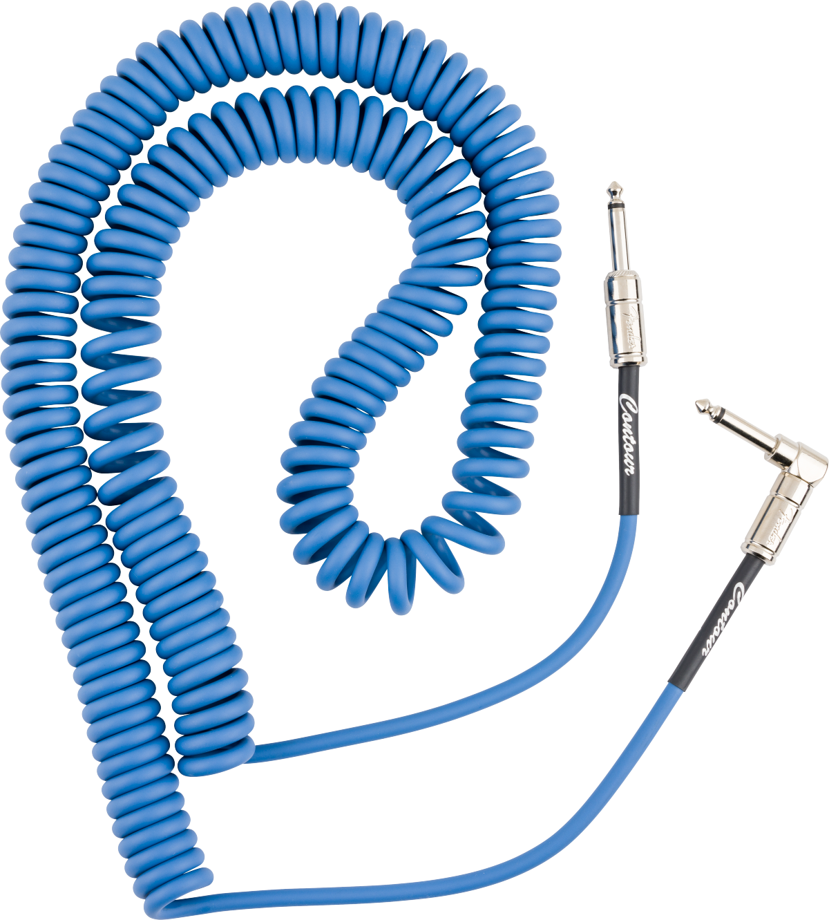 Fender Contour 30' Coiled Cable Lake Placid Blue