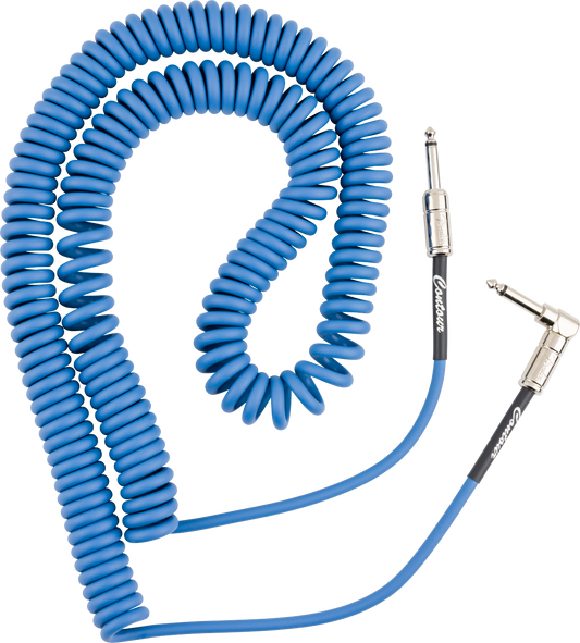 Fender Contour 30' Coiled Cable Lake Placid Blue