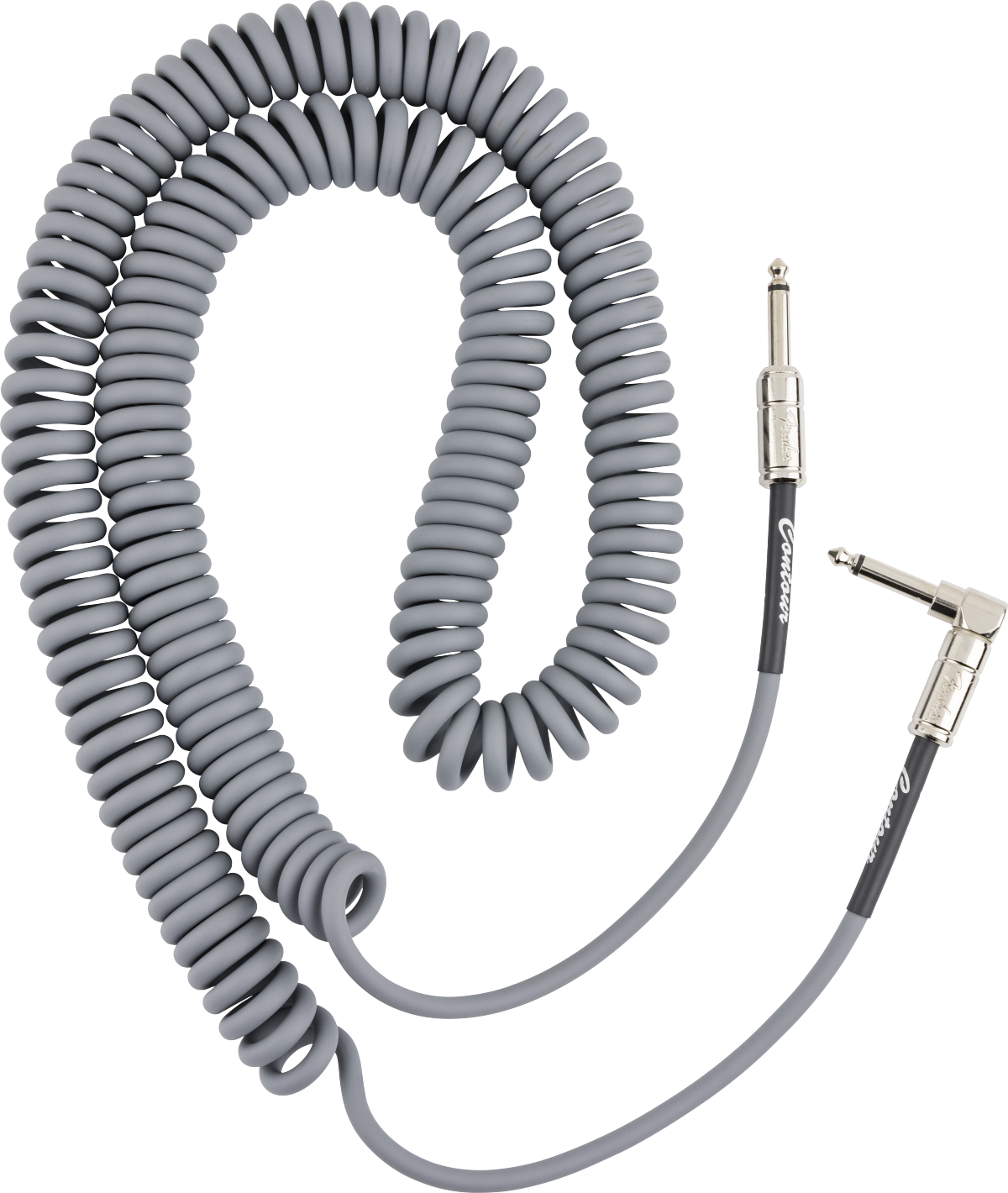 Fender Contour 30' Coiled Cable Inca Silver